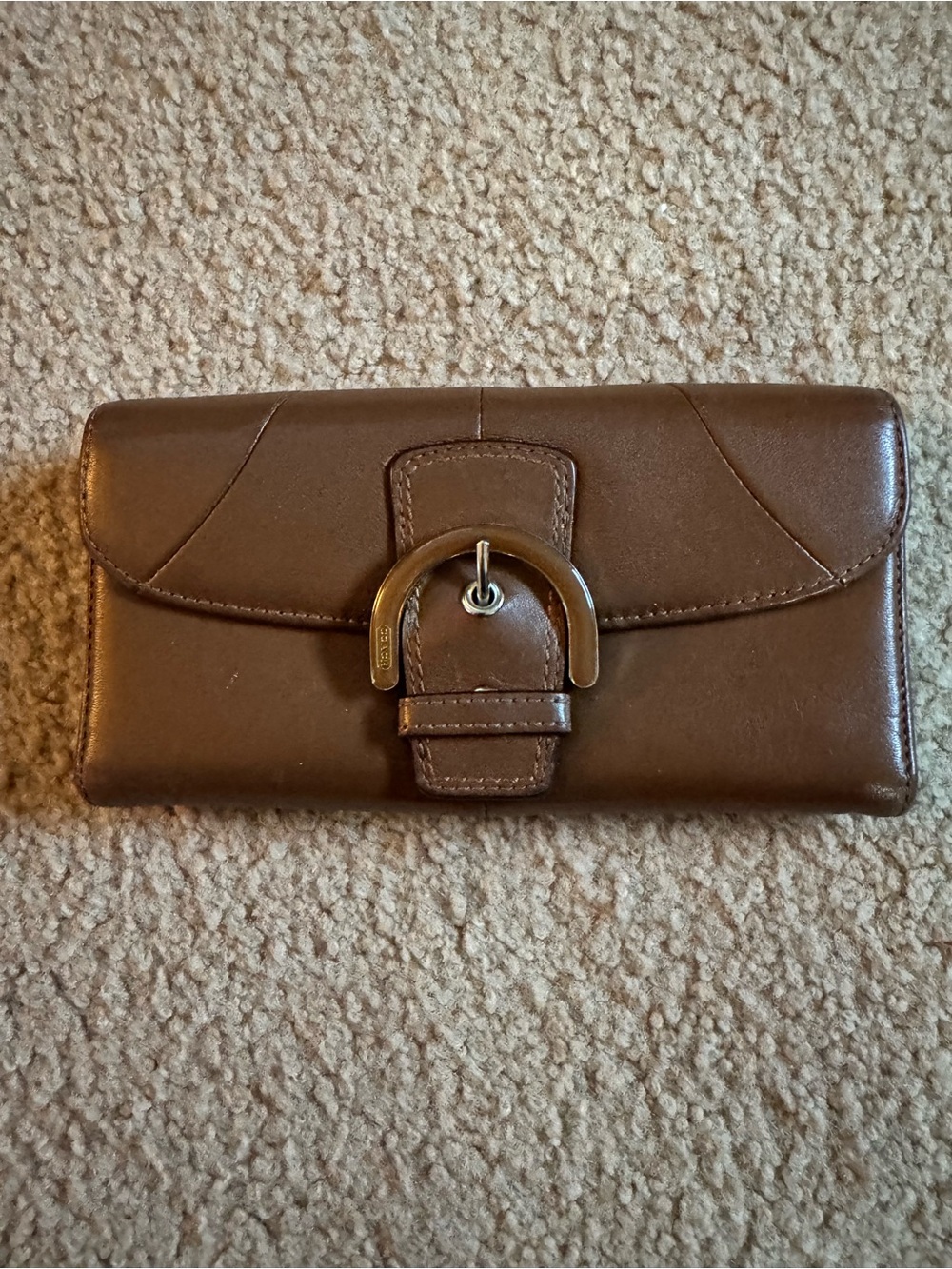 Coach brown soho wallet